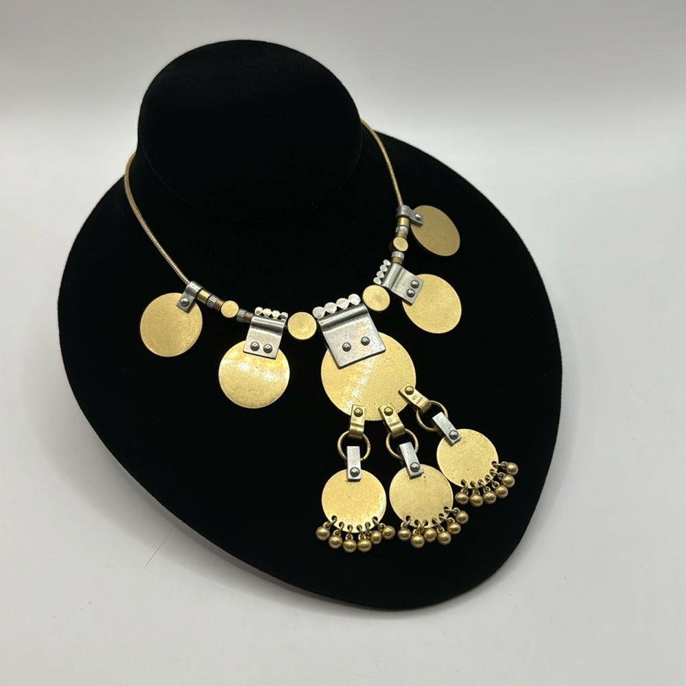 MADEWELL Mixed Metals Statement Necklace - Picture 3 of 12